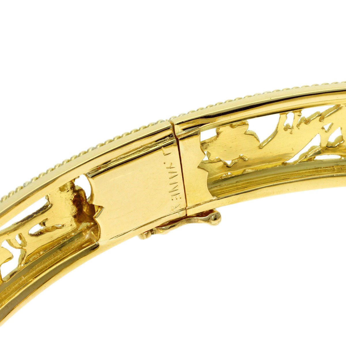 YANES General Life Necklace K18 Yellow Gold Ladies [Used]