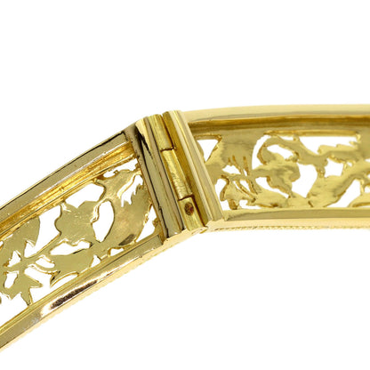 YANES General Life Necklace K18 Yellow Gold Ladies [Used]
