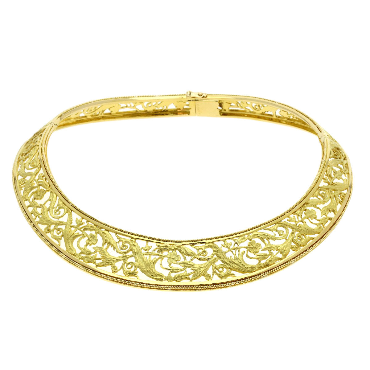 YANES General Life Necklace K18 Yellow Gold Ladies [Used]