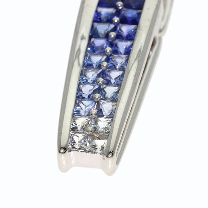 Jeunet sapphire Pendant top K18 White Gold Ladies [Used]