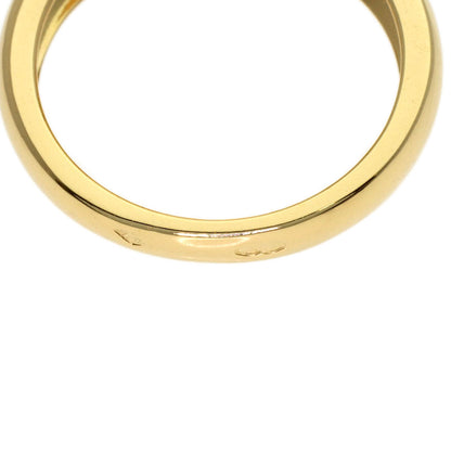 Van Cleef & Arpels Vintage Alhambra Diamond Onyx #51 Ring K18 Yellow Gold Ladies [Used]