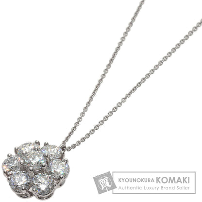 GRAFF Flower motif Diamond Necklace Platinum PT950 Ladies [Used]