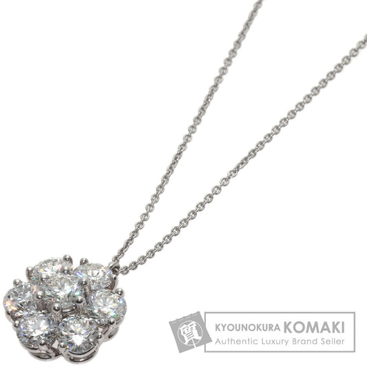GRAFF Flower motif Diamond Necklace Platinum PT950 Ladies [Used]