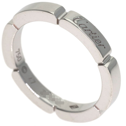 CARTIER Maillon Panthère #47 Ring K18 White Gold Ladies [Used]