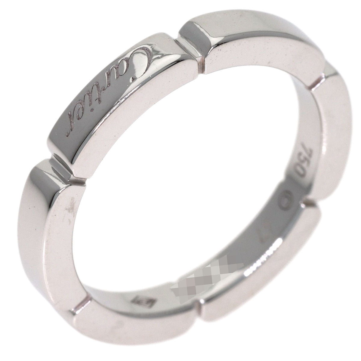 CARTIER Maillon Panthère #47 Ring K18 White Gold Ladies [Used]