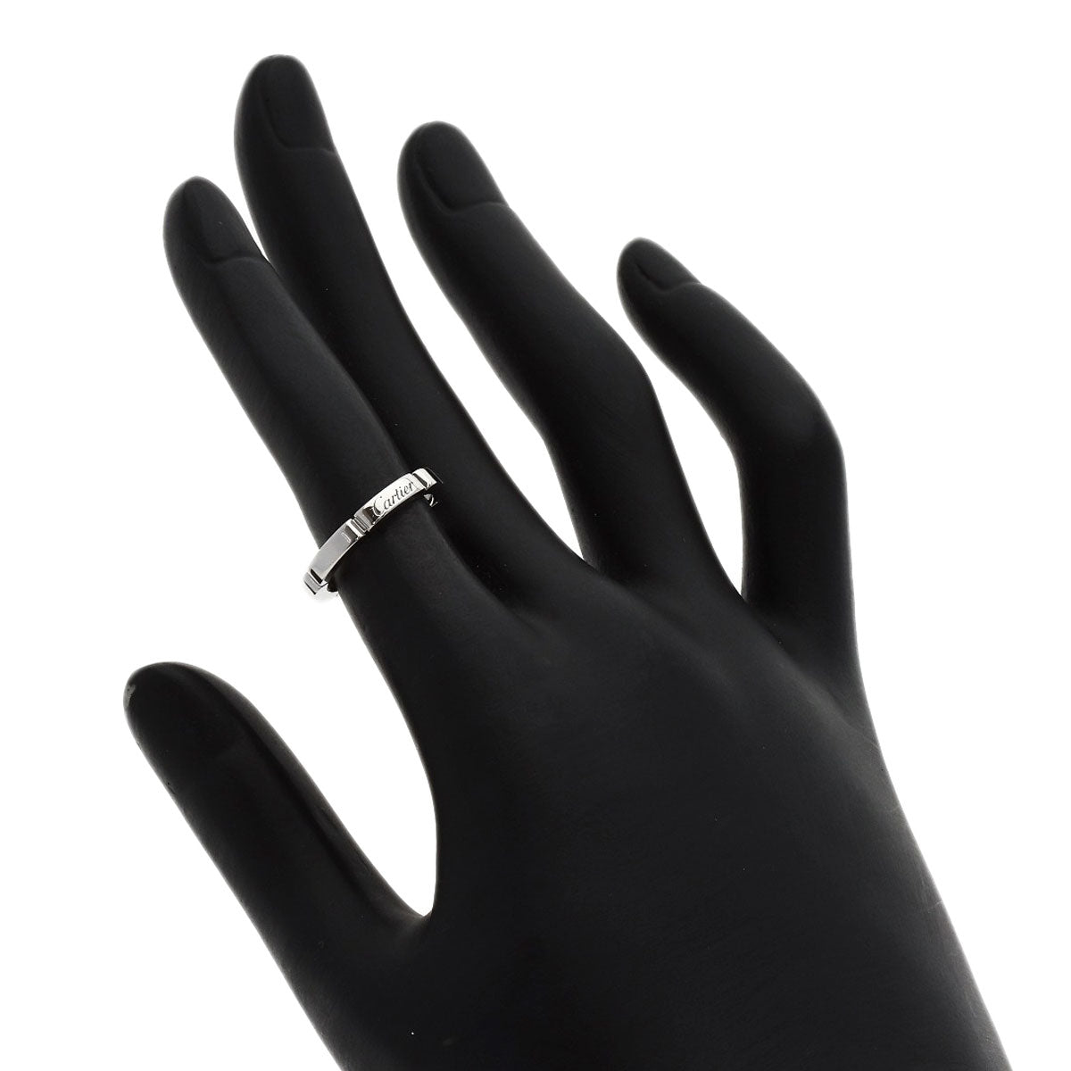 CARTIER Maillon Panthère #47 Ring K18 White Gold Ladies [Used]