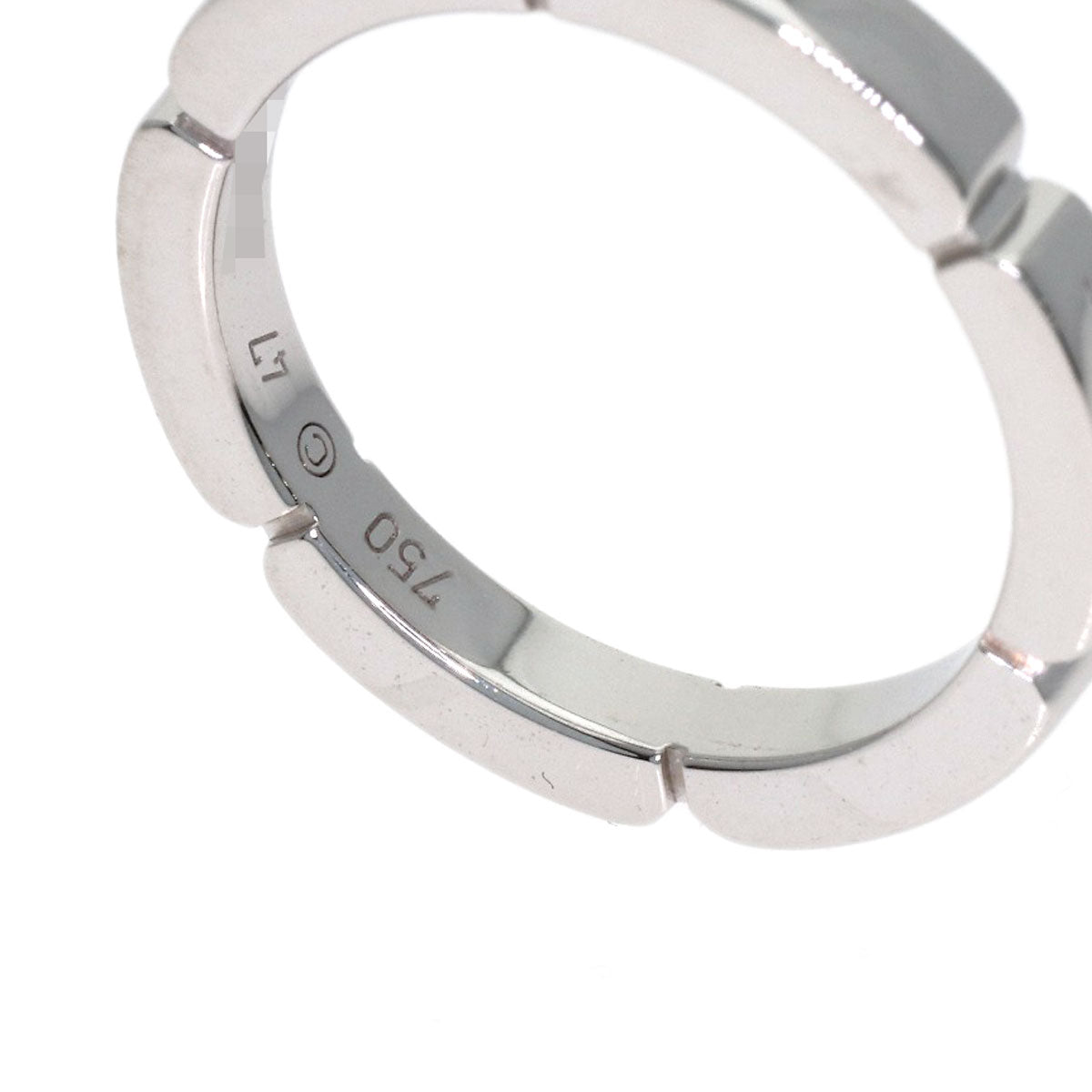 CARTIER Maillon Panthère #47 Ring K18 White Gold Ladies [Used]