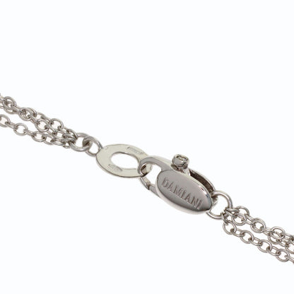 Damiani Amethyst Diamond Necklace K18 White Gold Ladies [Used]