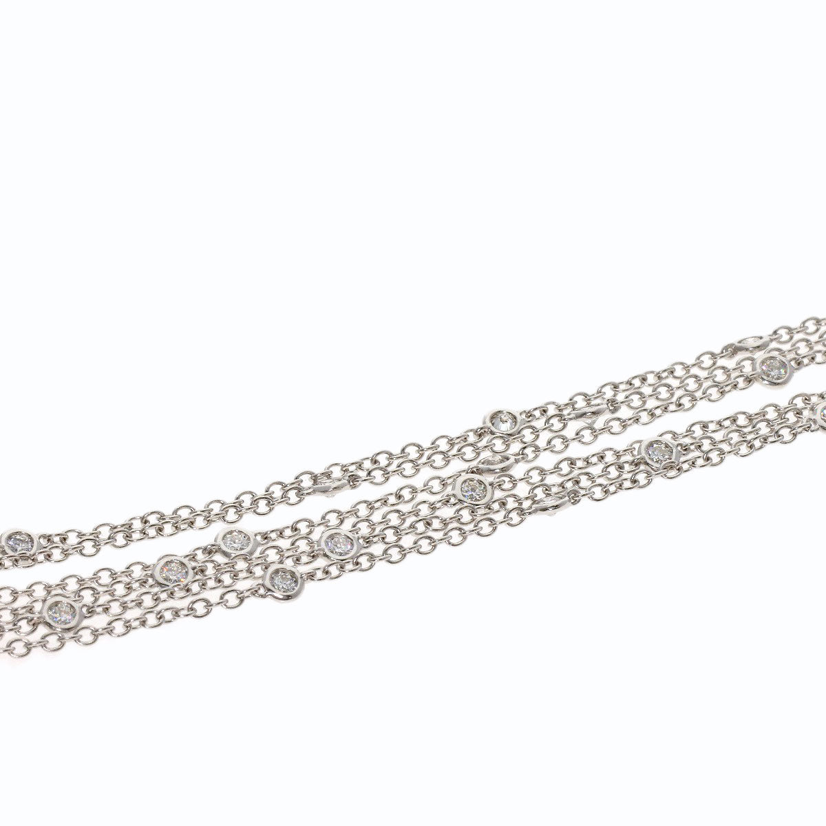 Damiani Amethyst Diamond Necklace K18 White Gold Ladies [Used]