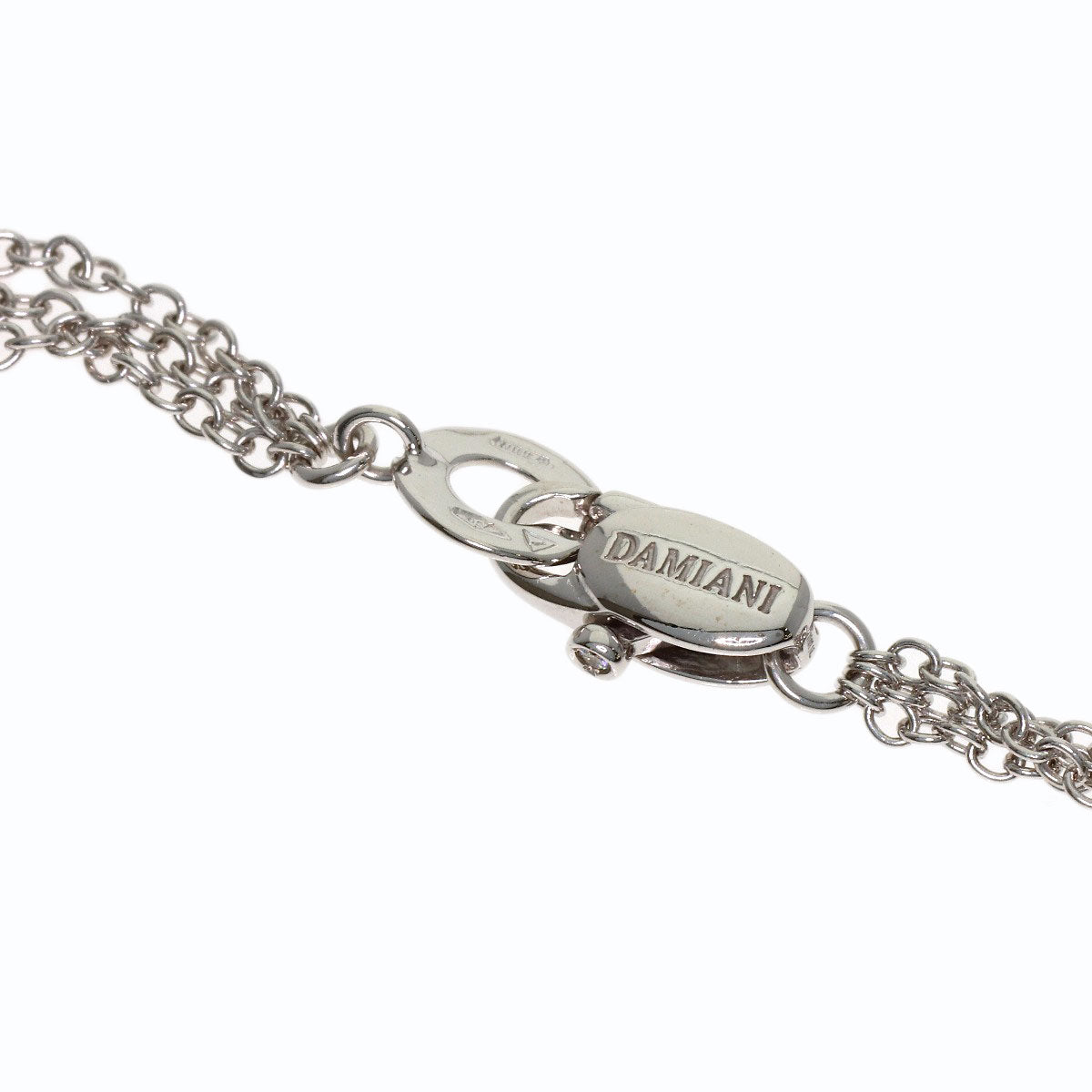 Damiani Smoky Quartz Diamond Necklace K18 White Gold 18K Yellow GoldLadies [Used]
