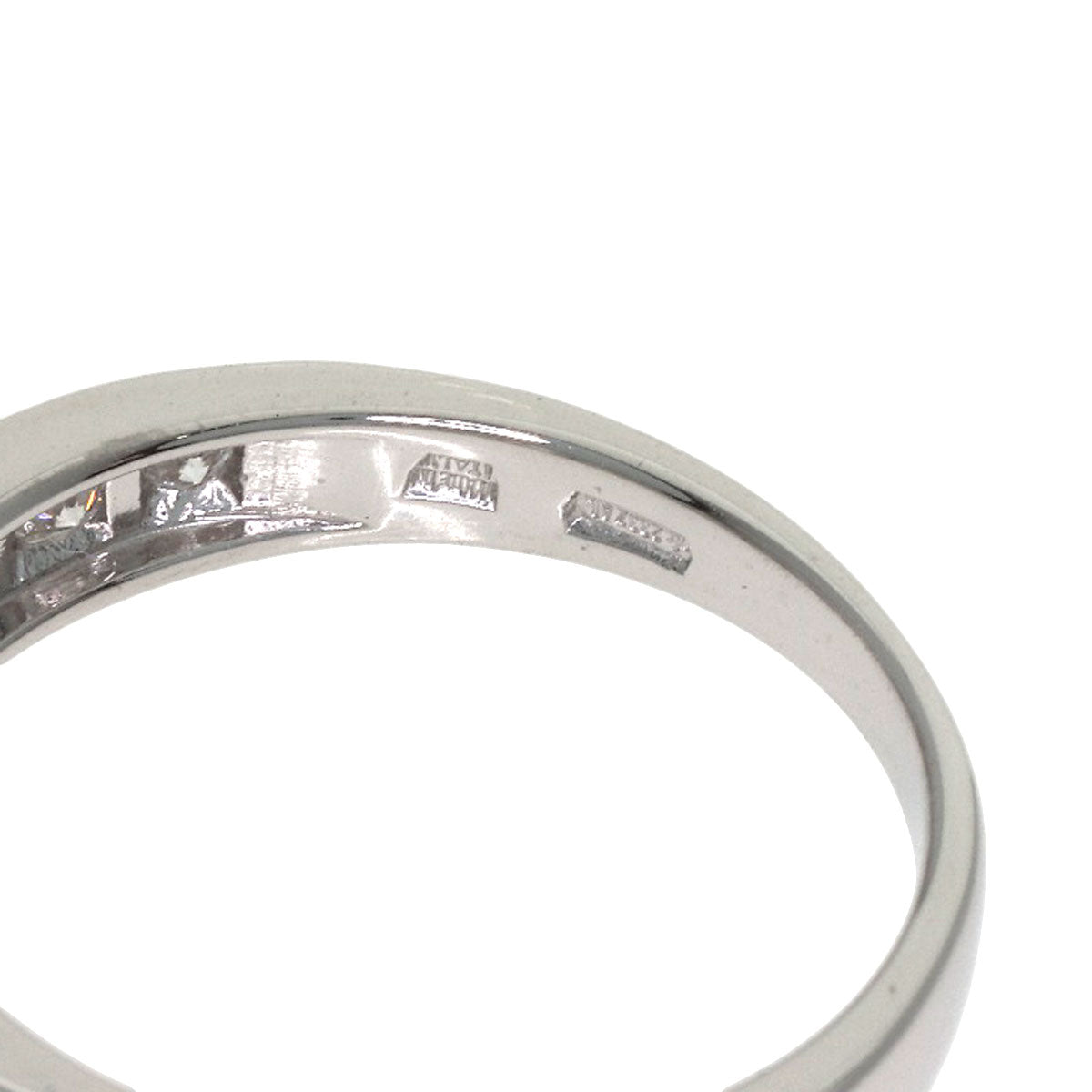 BVLGARI B.zero1 element Diamond Ring K18 White Gold Ladies [Used]