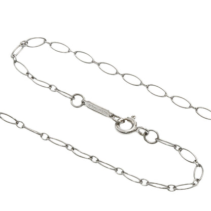 TIFFANY&Co. Clover Key Diamond Necklace K18 White Gold Ladies [Used]