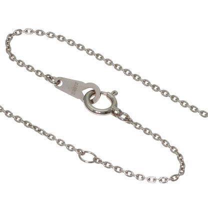 Pink Sapphire Diamond Necklace K18 White Gold 5.7g　Ladies