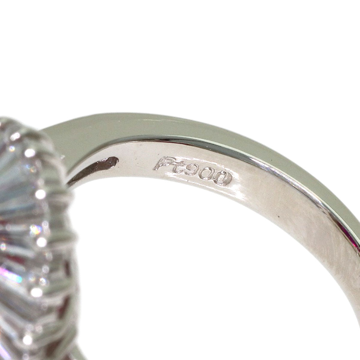 2.06ct Ruby Diamond Ring Platinum PT900 8g　Ladies