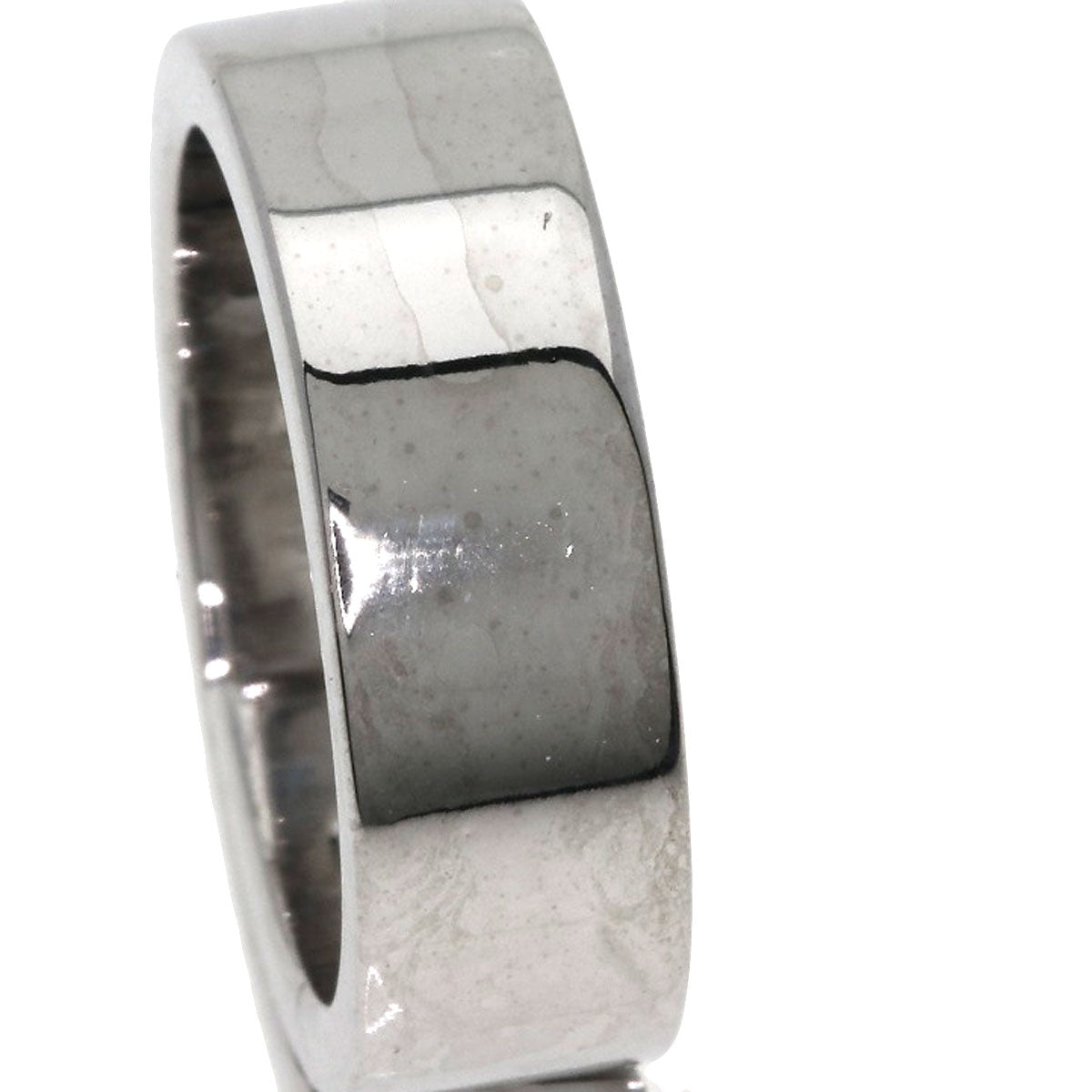 CARTIER Anniversary 1P Diamond #47 Ring K18 White Gold Ladies [Used]