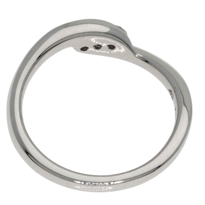 4℃ Diamond Ring K18 White Gold Ladies [Used]