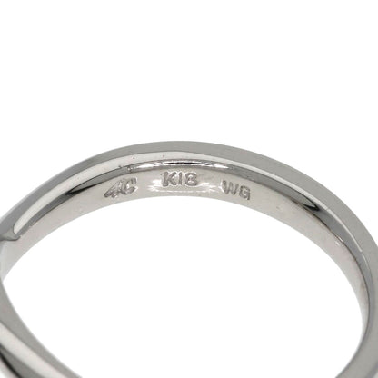 4℃ Diamond Ring K18 White Gold Ladies [Used]
