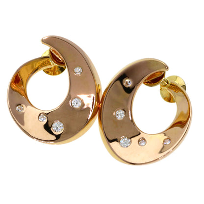 TASAKI Diamond Earring K18 Pink Gold Ladies [Used]