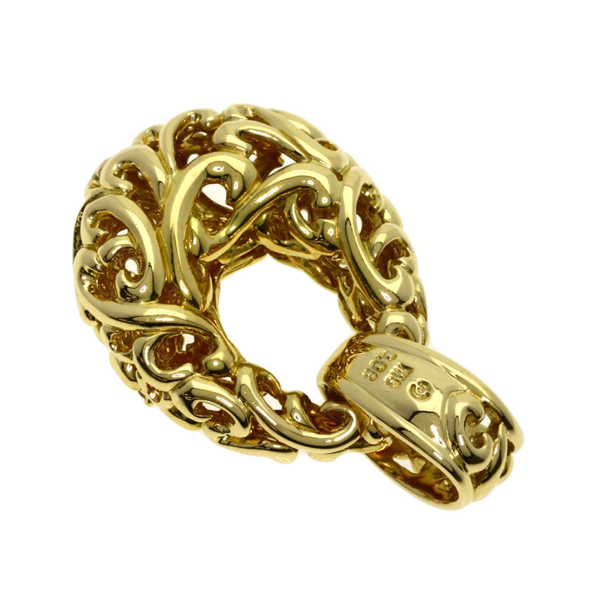 TASAKI Diamond Pendant top K18 Yellow Gold Ladies [Used]