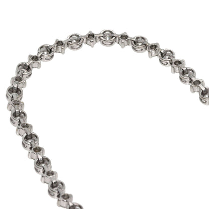 1.5ct LINE Diamond Bracelet K18 White Gold 8.3g　Ladies