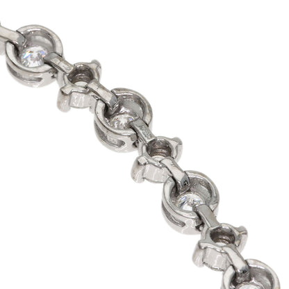 1.5ct LINE Diamond Bracelet K18 White Gold 8.3g　Ladies