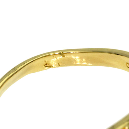 MIKIMOTO Diamond Ring K18 Yellow Gold Ladies [Used]