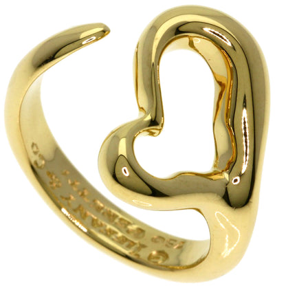 TIFFANY&Co. Open heart Ring K18 Yellow Gold Ladies [Used]