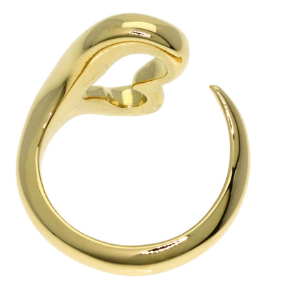 TIFFANY&Co. Open heart Ring K18 Yellow Gold Ladies [Used]
