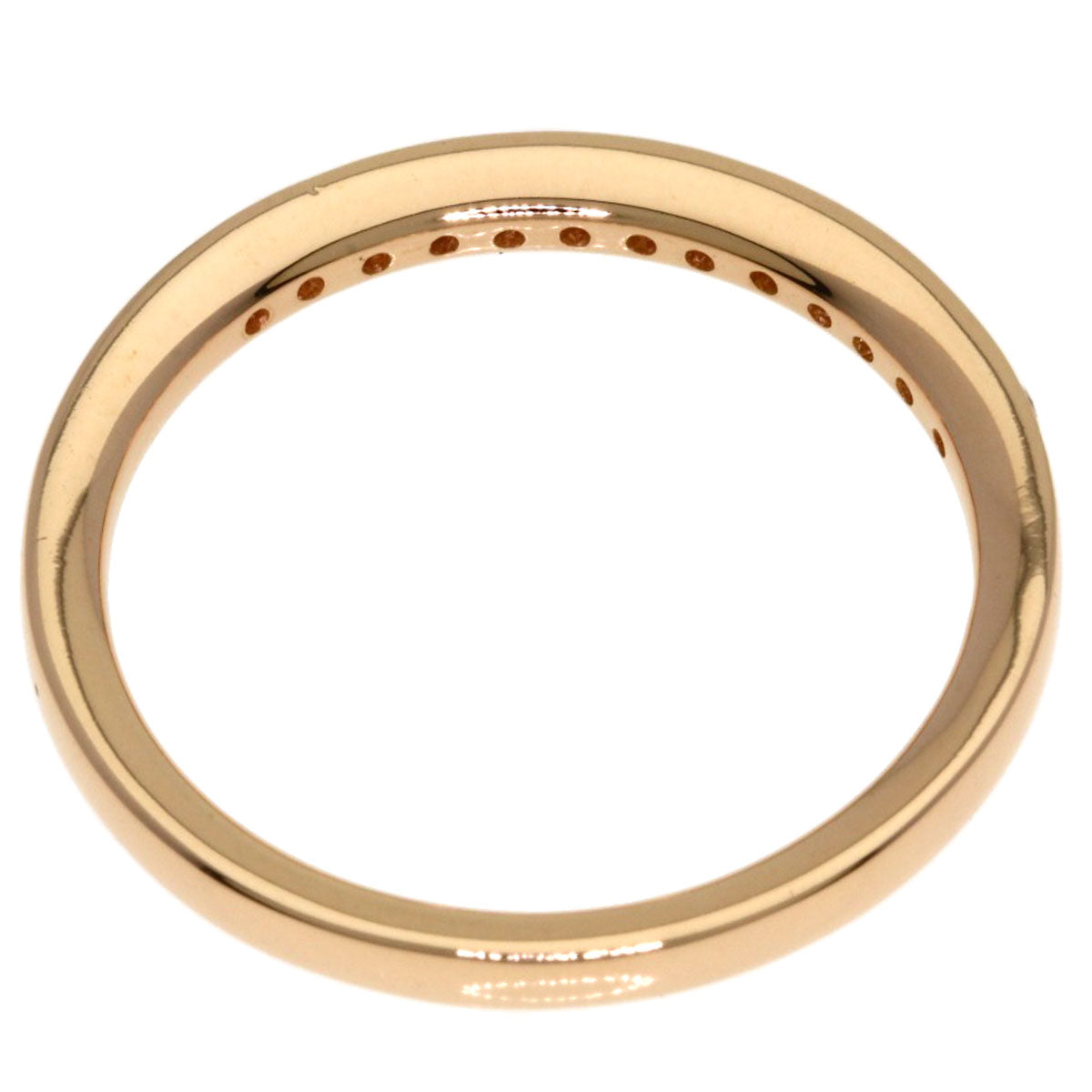 4℃ Diamond Ring K18 Pink Gold Ladies [Used]