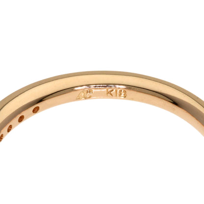 4℃ Diamond Ring K18 Pink Gold Ladies [Used]