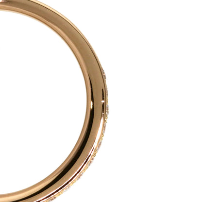 4℃ Diamond Ring K18 Pink Gold Ladies [Used]