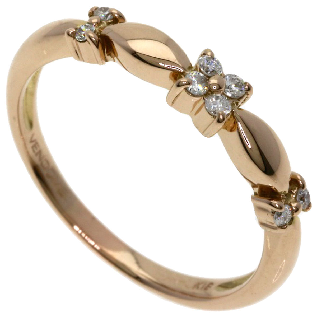 VENDOME Diamond Ring K18 Pink Gold Ladies [Used]