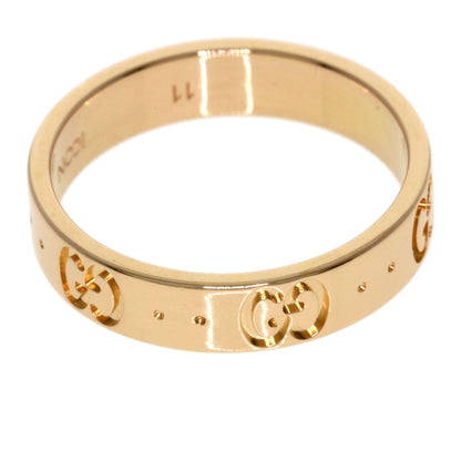 GUCCI Icon # 11 Ring K18 Pink Gold Ladies [Used]