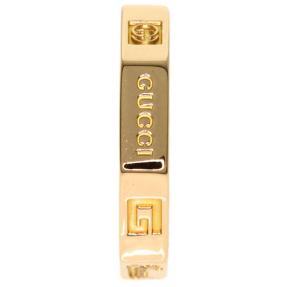 GUCCI Octagonal #11 Ring K18 Pink Gold Ladies [Used]