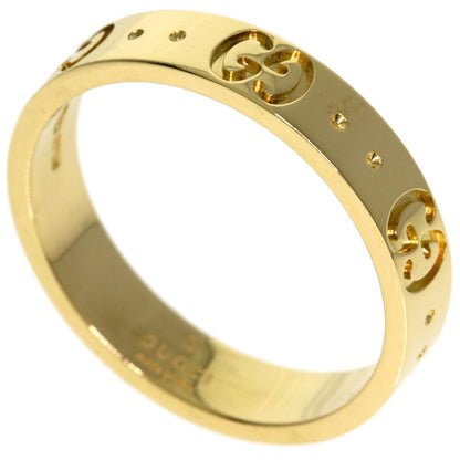 GUCCI Icon # 13 Ring K18 Yellow Gold Ladies [Used]