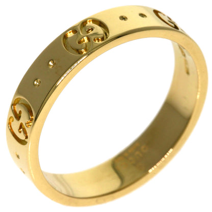 GUCCI Icon # 13 Ring K18 Yellow Gold Ladies [Used]