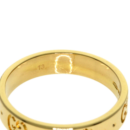 GUCCI Icon # 13 Ring K18 Yellow Gold Ladies [Used]