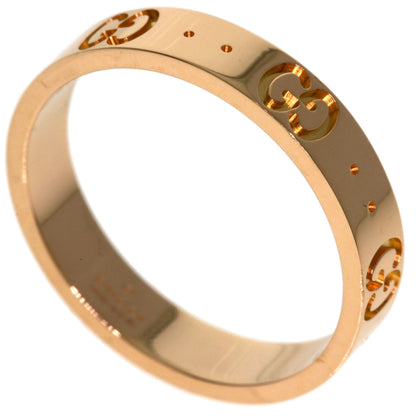 GUCCI Icon #16 Ring K18 Pink Gold Ladies [Used]