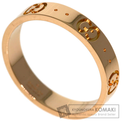 GUCCI Icon #16 Ring K18 Pink Gold Ladies [Used]
