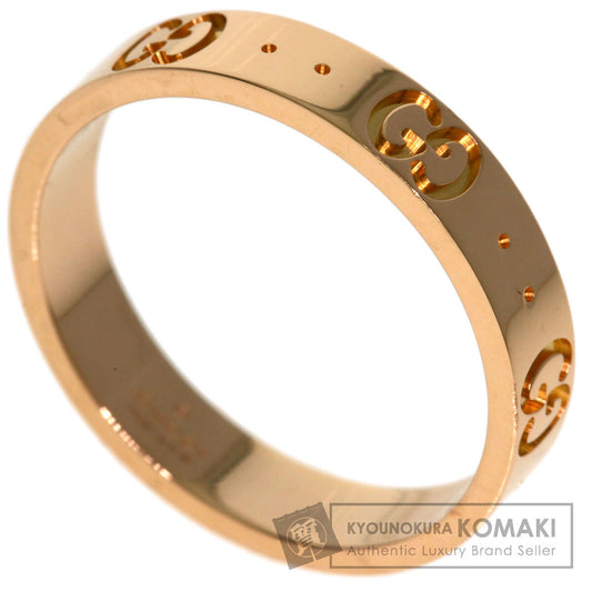 GUCCI Icon #16 Ring K18 Pink Gold Ladies [Used]