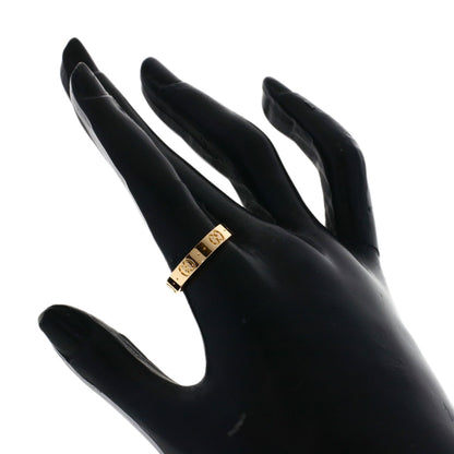GUCCI Icon #16 Ring K18 Pink Gold Ladies [Used]