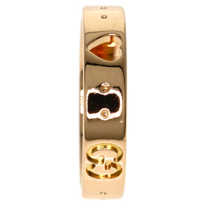 GUCCI Icon Amore #9 Ring K18 Pink Gold Ladies [Used]