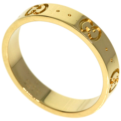 GUCCI Icon # 15 Ring K18 Yellow Gold Ladies [Used]