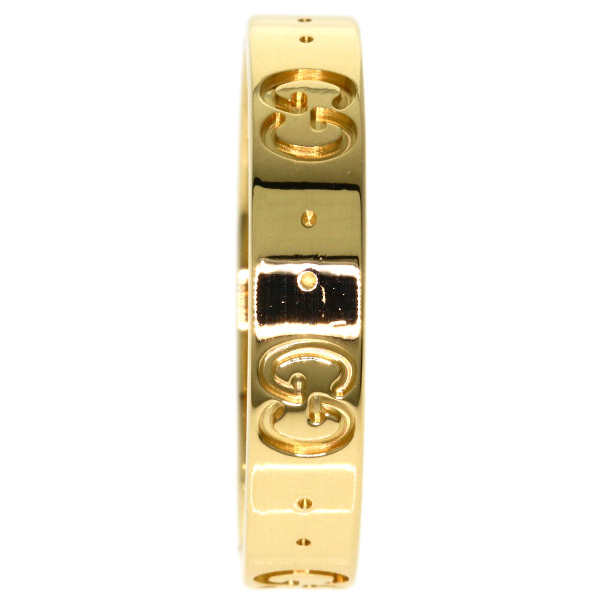 GUCCI Icon # 15 Ring K18 Yellow Gold Ladies [Used]