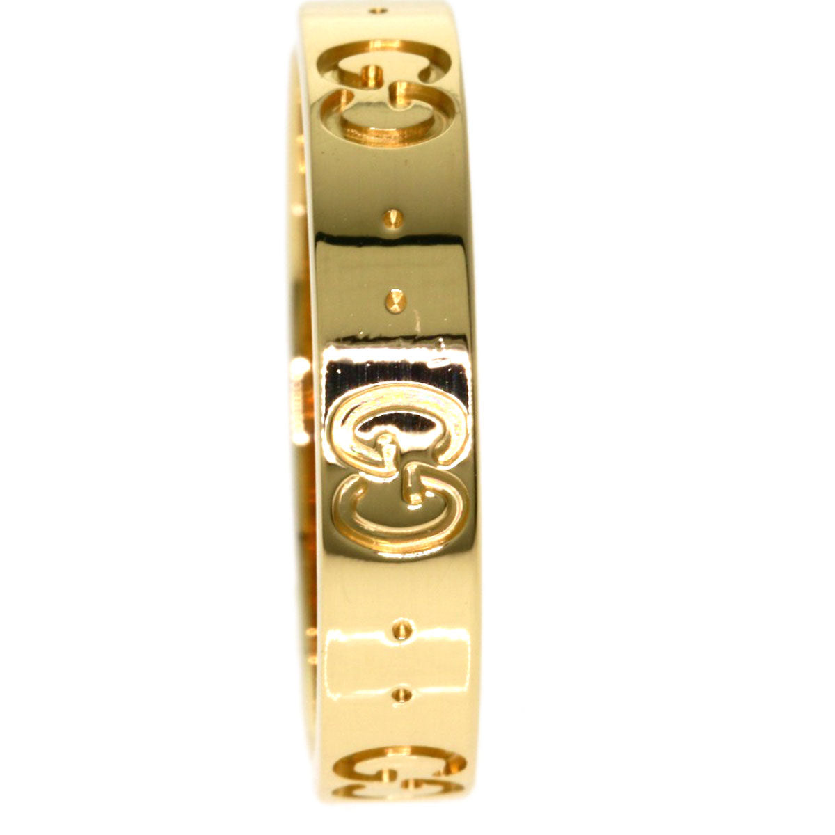 GUCCI Icon # 15 Ring K18 Yellow Gold Ladies [Used]