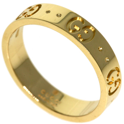 GUCCI Icon # 11 Ring K18 Yellow Gold Ladies [Used]