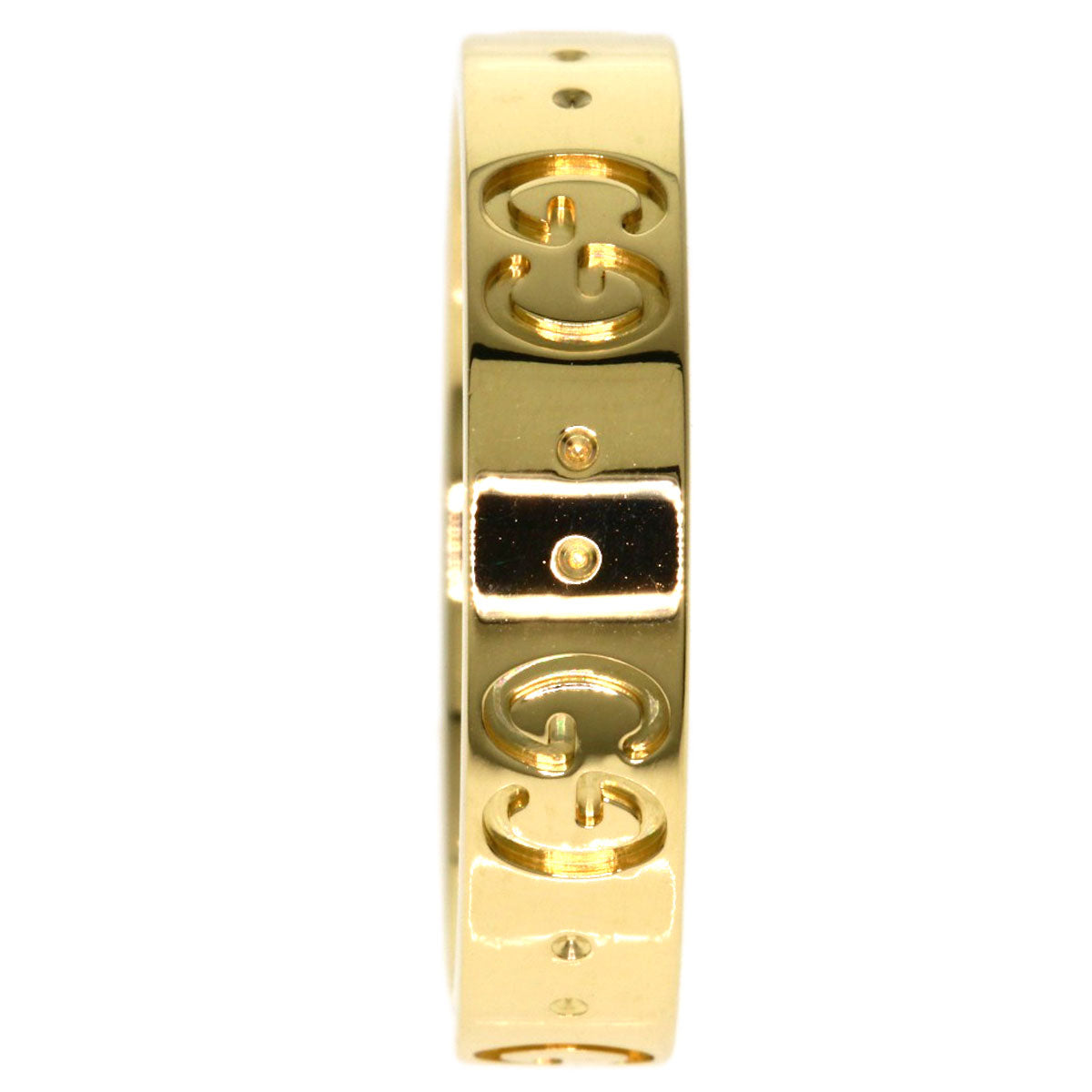 GUCCI Icon # 11 Ring K18 Yellow Gold Ladies [Used]