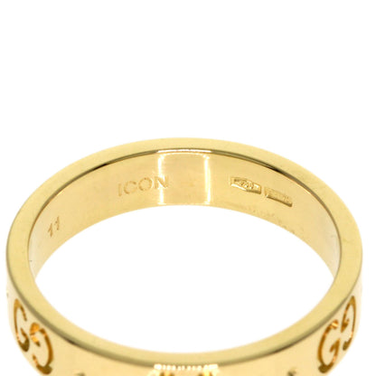 GUCCI Icon # 11 Ring K18 Yellow Gold Ladies [Used]