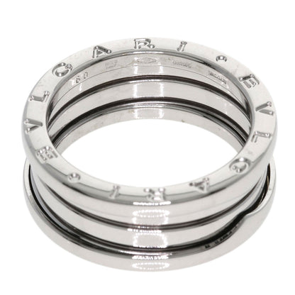 BVLGARI B.zero1 2 band #60 Ring K18 White Gold Ladies [Used]