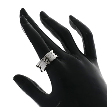 BVLGARI B.zero1 2 band #60 Ring K18 White Gold Ladies [Used]